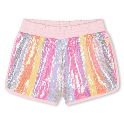Billieblush French Terry Sequin Shorts 3-10Y